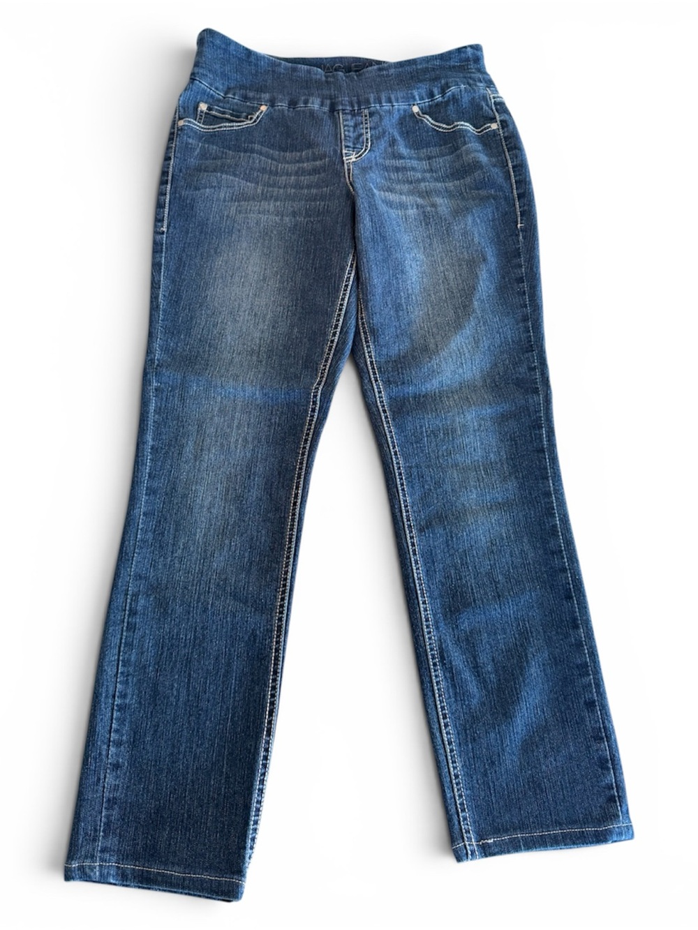 Jag Jeans Women's Medium Blue Straight-Leg Denim Skinny